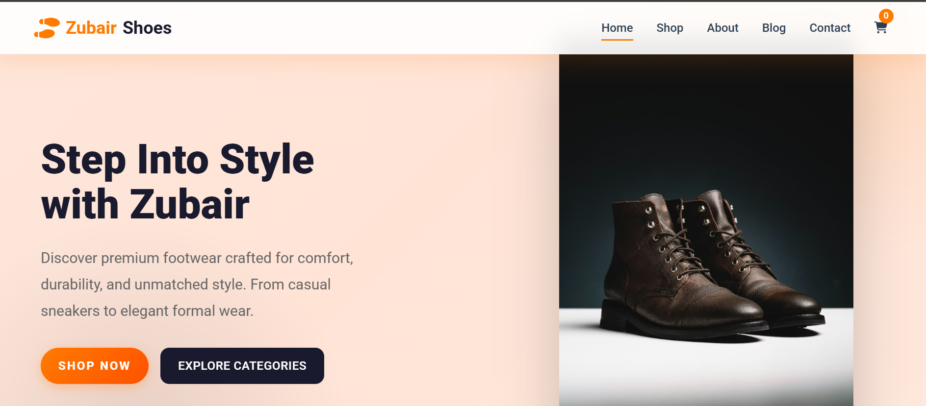 Shoes E-commerce Website